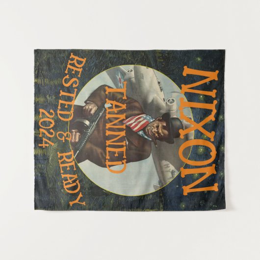 Gelooid Rust & Klaar NIXON 2024 President Wandkleed (Voorkant (horizontaal))