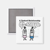 Gelookt Relatie Magnet (Voorkant / Achterkant)