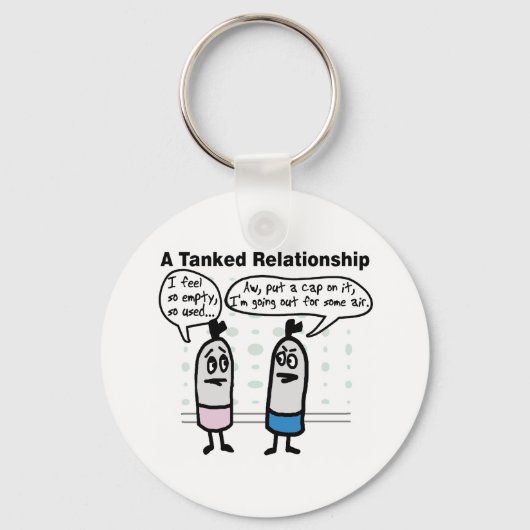 Gelookte Sleutelhanger van Relatie (Voorkant)