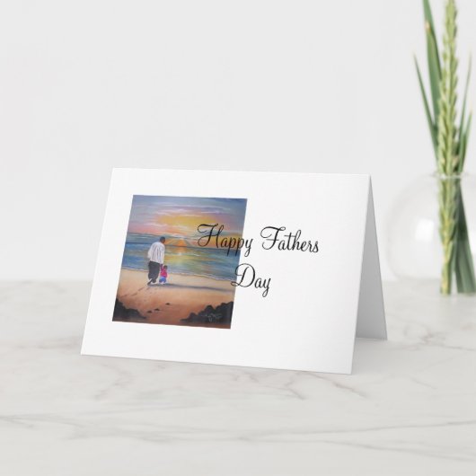 gelopen met me, de Gelukkige Dag van Vaders Kaart (Voorkant)