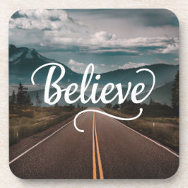 Geloven Affirmatie Natuur Onderzetter Set