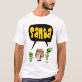 Geloven Aliens in de Kerstman? T-shirt (Voorkant)