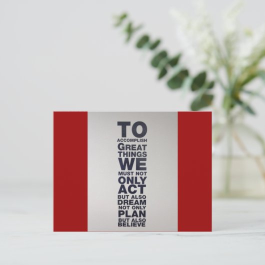 geloven briefkaart (Staand voorkant)