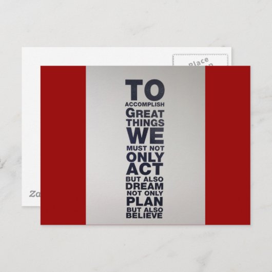 geloven briefkaart (Voorkant / Achterkant)