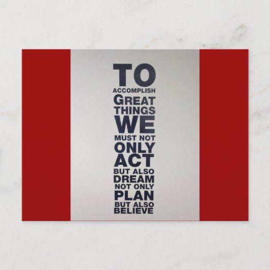 geloven briefkaart (Voorkant)