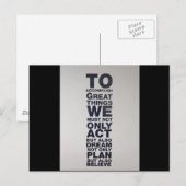 geloven briefkaart (Voorkant / Achterkant)