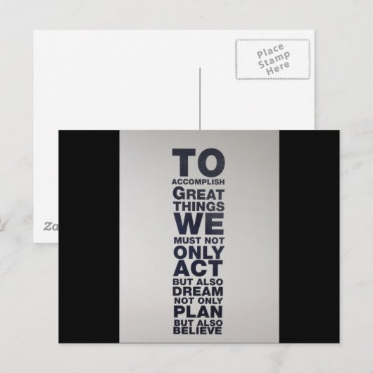 geloven briefkaart (Voorkant / Achterkant)