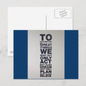 geloven briefkaart (Voorkant / Achterkant)
