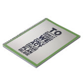 geloven dat je notitieboek (Linkerzijde)