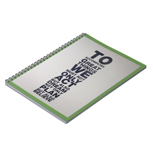 geloven dat je notitieboek (Linkerzijde)