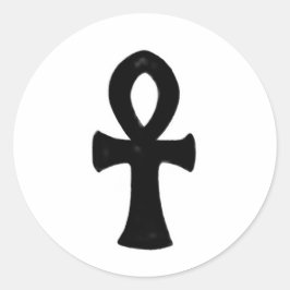 Geloven (Fantasie Ankh) Ronde Sticker
