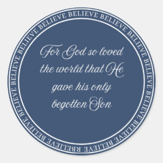 Geloven - Flush Seal small Ronde Sticker