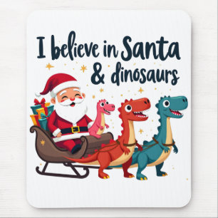 geloven in de Kerstman en dinosaurussen (Santa rij Muismat