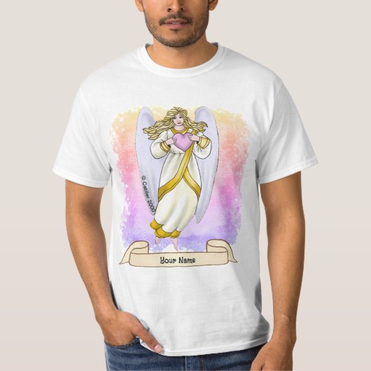 geloven in engelen t-shirt (Voorkant)