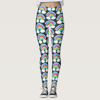 Geloven in Magic Retro Design Leggings