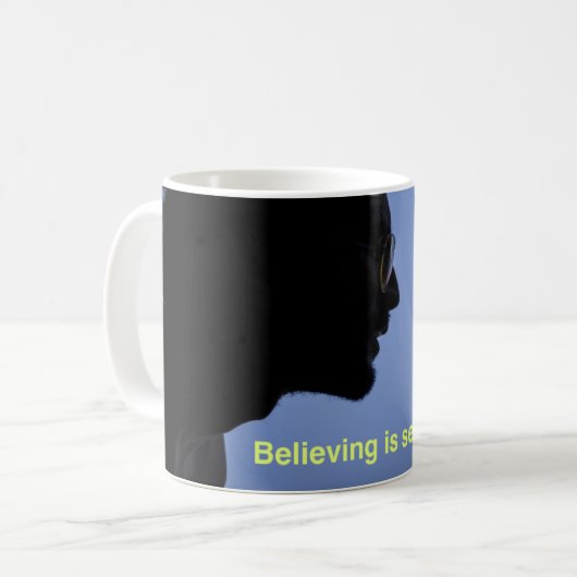 Geloven is zien 11-oz mok (Voorkant links)