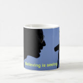 Geloven is zien 11-oz mok (Center)