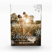 geloven | Moderne print tijdens de kerst Fotoblokken (Voorkant)