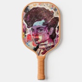 Geloven Monogram Initiaal Pickleball Paddle (Voorkant)