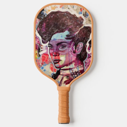 Geloven Monogram Initiaal Pickleball Paddle (Voorkant)