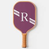 Geloven Monogram Initiaal Pickleball Paddle (Achterkant)
