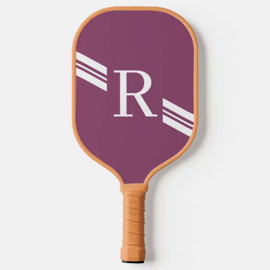 Geloven Monogram Initiaal Pickleball Paddle (Achterkant)
