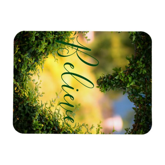 geloven | Motivatie, Inspirerend hartmagneet Magneet (Horizontaal)