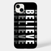 GELOVEN Tekst Effect Ontwerp Case-Mate iPhone Case (Achterkant)