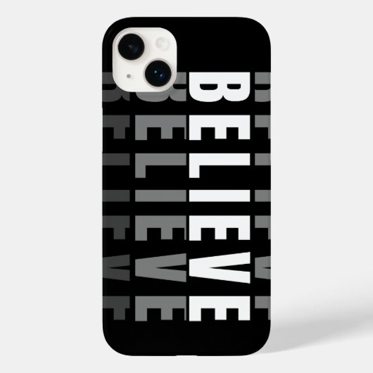 GELOVEN Tekst Effect Ontwerp Case-Mate iPhone Case (Achterkant)