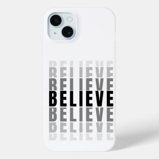 GELOVEN Tekst Effect Ontwerp Case-Mate iPhone Case (Achterkant)