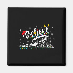 Geloven trein Kerstmis Noordpool Express F Magneet