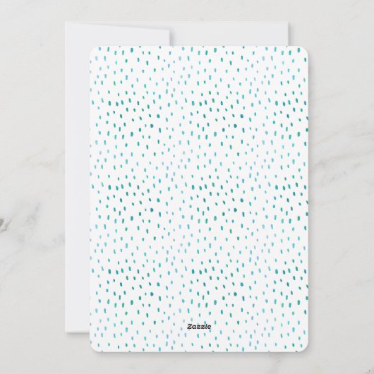 geloven | Waterverf Vakantie Fotokaart Feestdagenkaart (Achterkant)