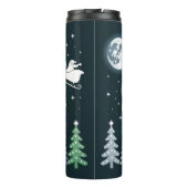 Geloven White Santa Rainbow Sky Thermosbeker (Achterkant)