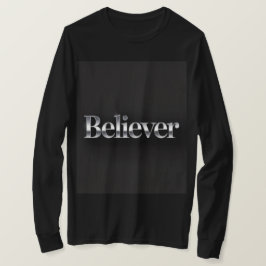 Gelovige Christelijke Zwarte T-Shirt