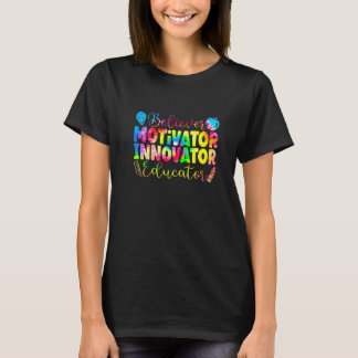 Gelovige Motivator Innovator Opvoeder Leraar Citaa T-shirt