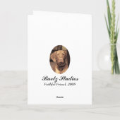 Gelovige Vriend Kaart (Achterkant)