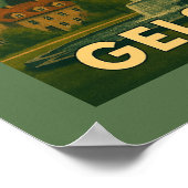 Gelsenkirchen Duitsland Stad Kunst Poster (Hoek)