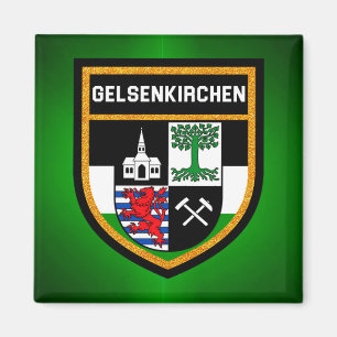 Gelsenkirchen Flag Magneet