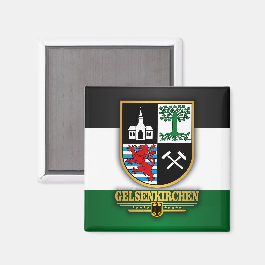 Gelsenkirchen Magneet (Voorkant / Achterkant)