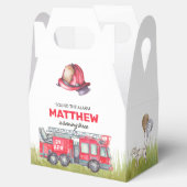 Geluid de Alarm Fire Truck Verjaardag Bedankdoosjes (Geopend)