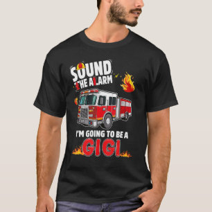 Geluid de Alarm Gigi om Baby te zijn toont brandwe T-shirt