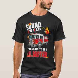 Geluid De Alarm Lil Brother Baby onthult brandweer T-shirt