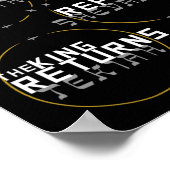 Geluid de Shofar Herfst Feesten Yom Teruah Dag van Poster (Hoek)