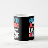 Geluid de wekker Ik ben 5 Grappig 5e Verjaardag Ki Koffiemok (Center)