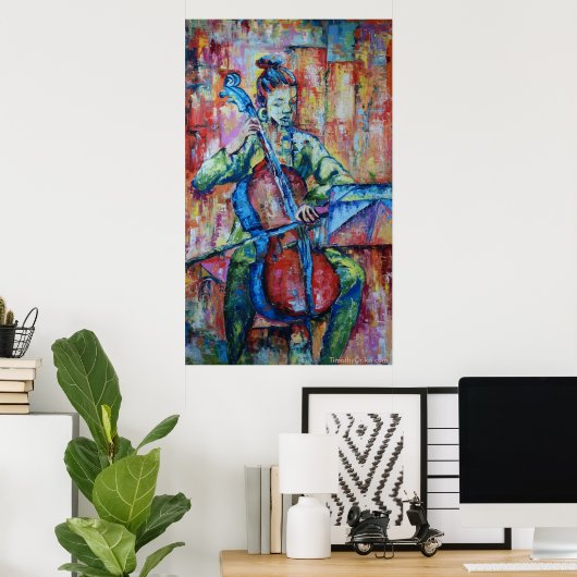 Geluid en muziek II - Canvas Print (Thuiskantoor)