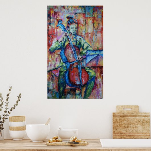 Geluid en muziek II - Canvas Print (Keuken)