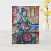 Geluid en muziek II - Wenskaart Kaart (Gele Bloem)