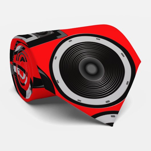 Geluid- en subwooferluidsprekers stropdas (Opgerold)