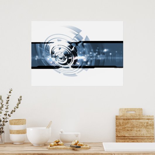 Geluid, geluid en muziek poster (Keuken)