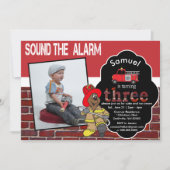 Geluid het Alarm - 00th Birthday Party Kaart (Voorkant)